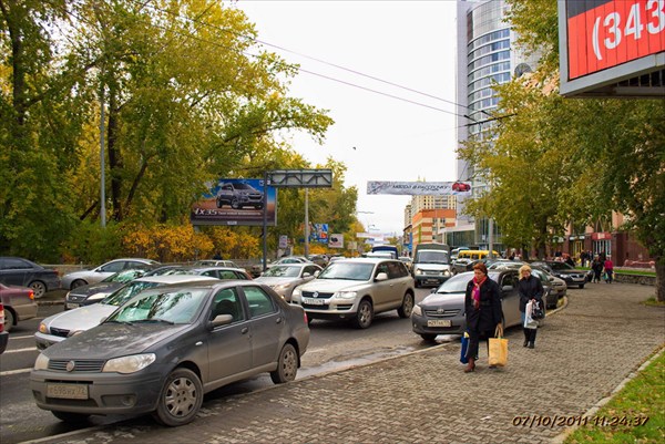 07 Улица Белинского от перекрестка с Куйбышева ви на юг